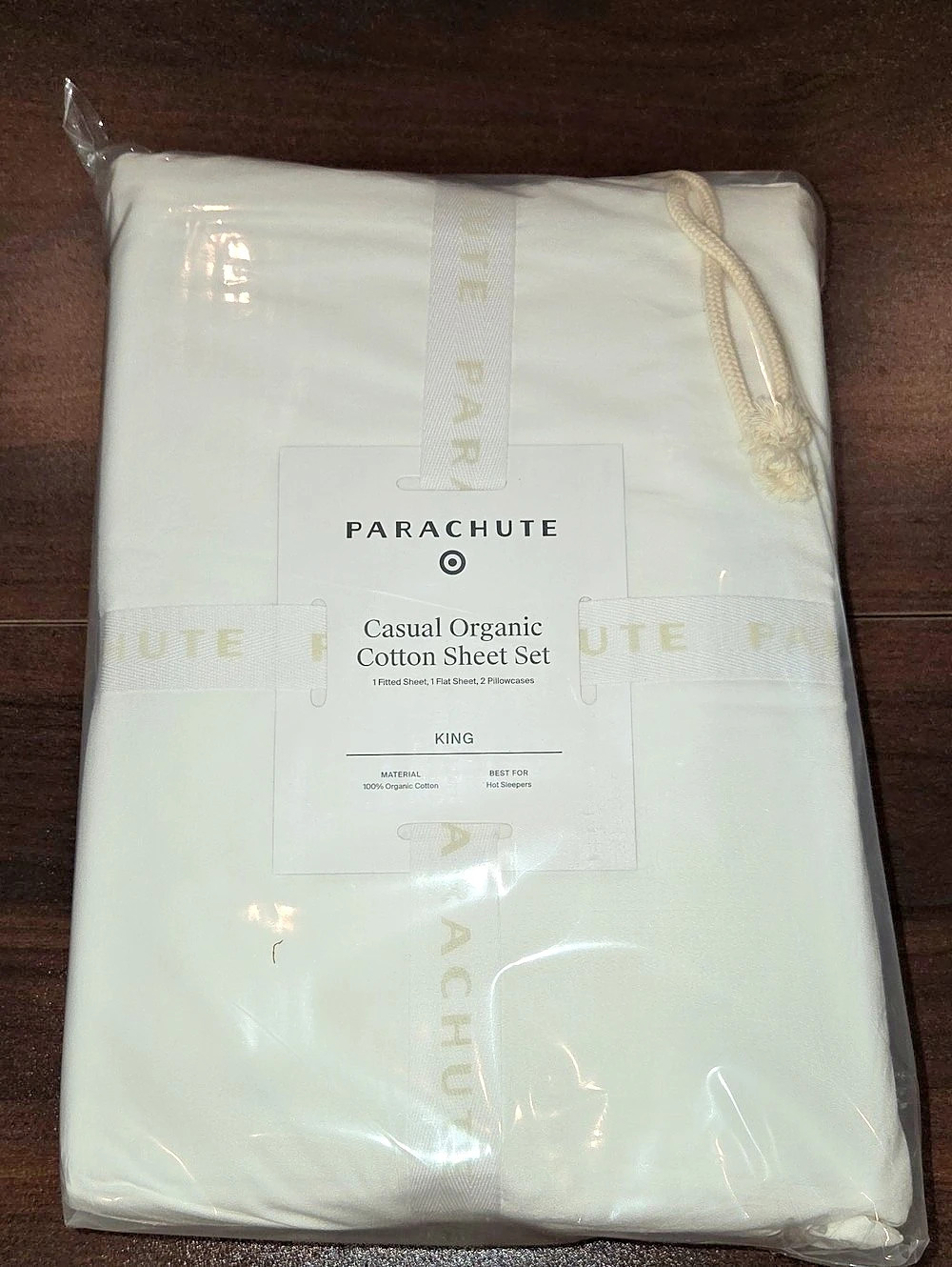 Parachute Casual Organic Cotton Sheet Set King Organic Cotton Sheet Set NWT